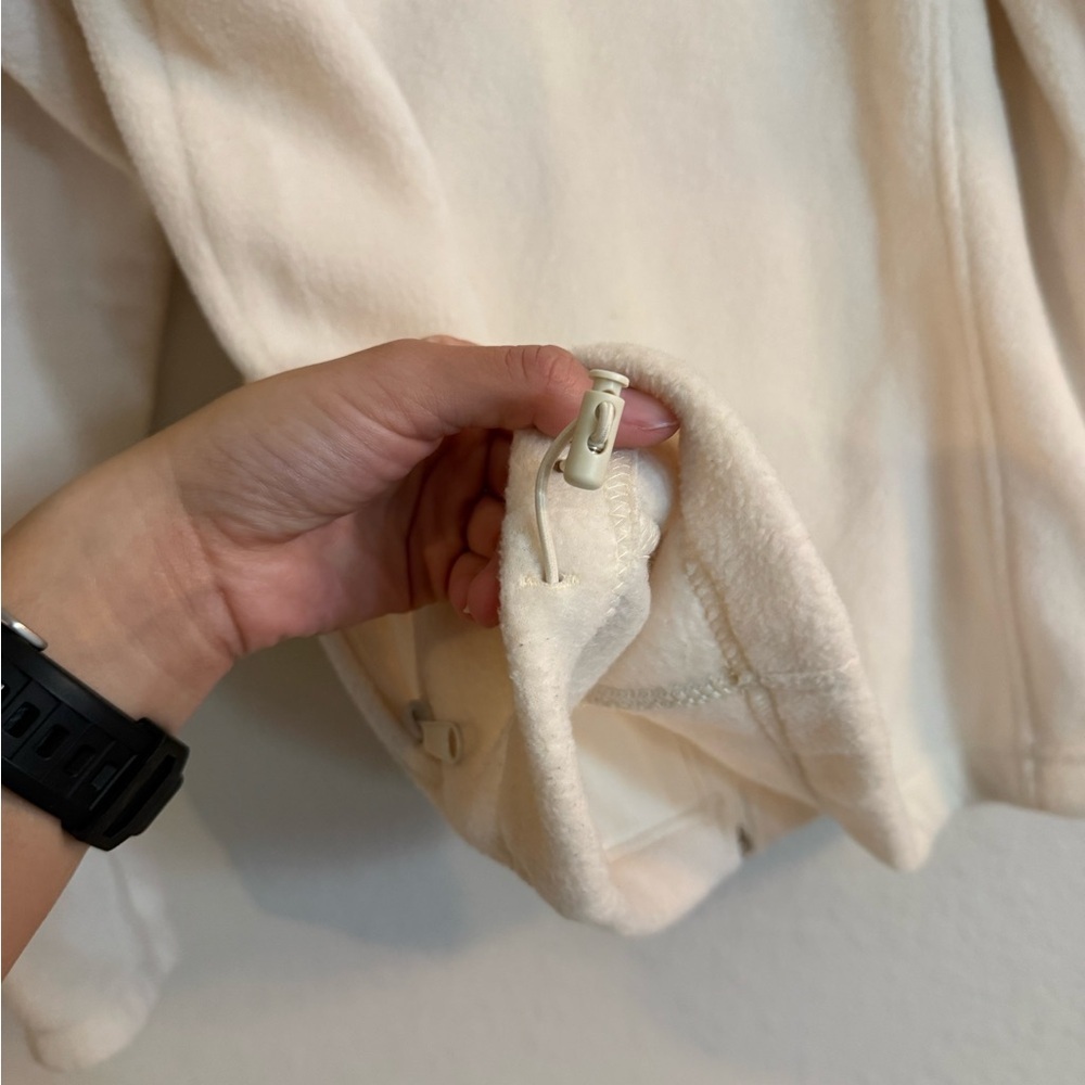 Columbia Women's Benton Springs Full Zip Off-White Fleece Jacket - Picture 10 of 10